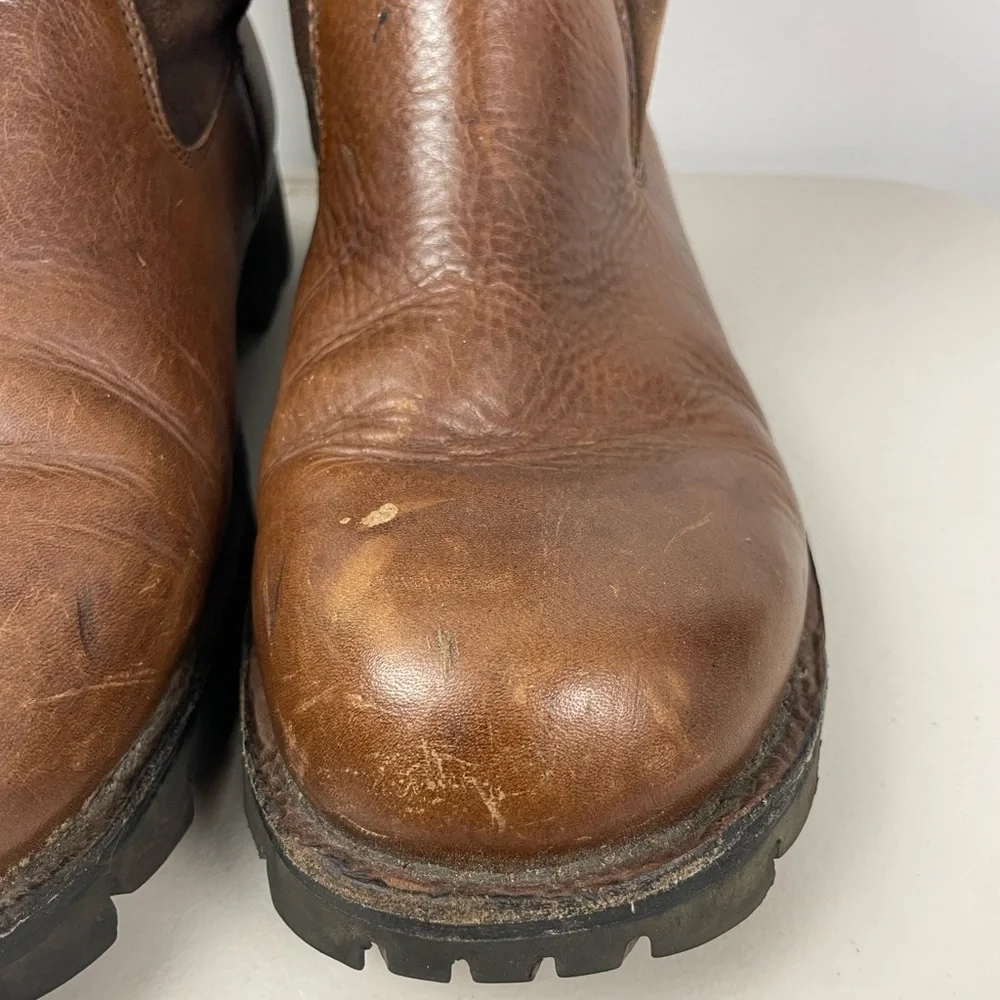 UGG Australia Beacon‎ Sheepskin Lined Men's Chestnut Brown Leather Boots